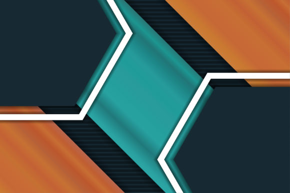 Download Hexagon Diagonal Background Blue Orange - Premium Resources